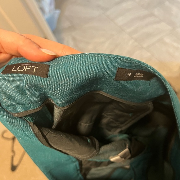 Teal work pants - Picture 2 of 2